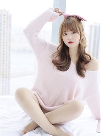 002. Zhang Siyun Nice - Internal purchase of watermark free pink sweater(6)